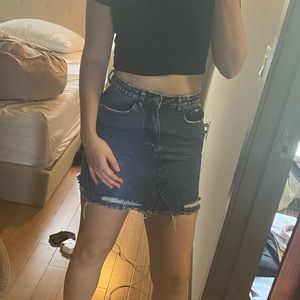 Missguided Jean skirt